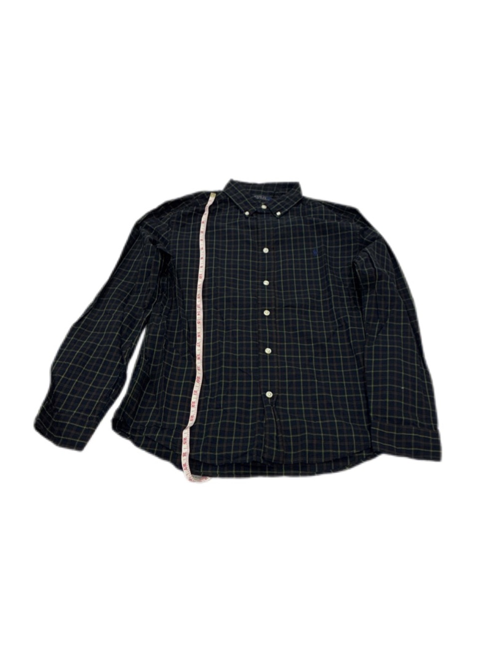 Ralph Lauren Black Windowpane Button-Down Shirt